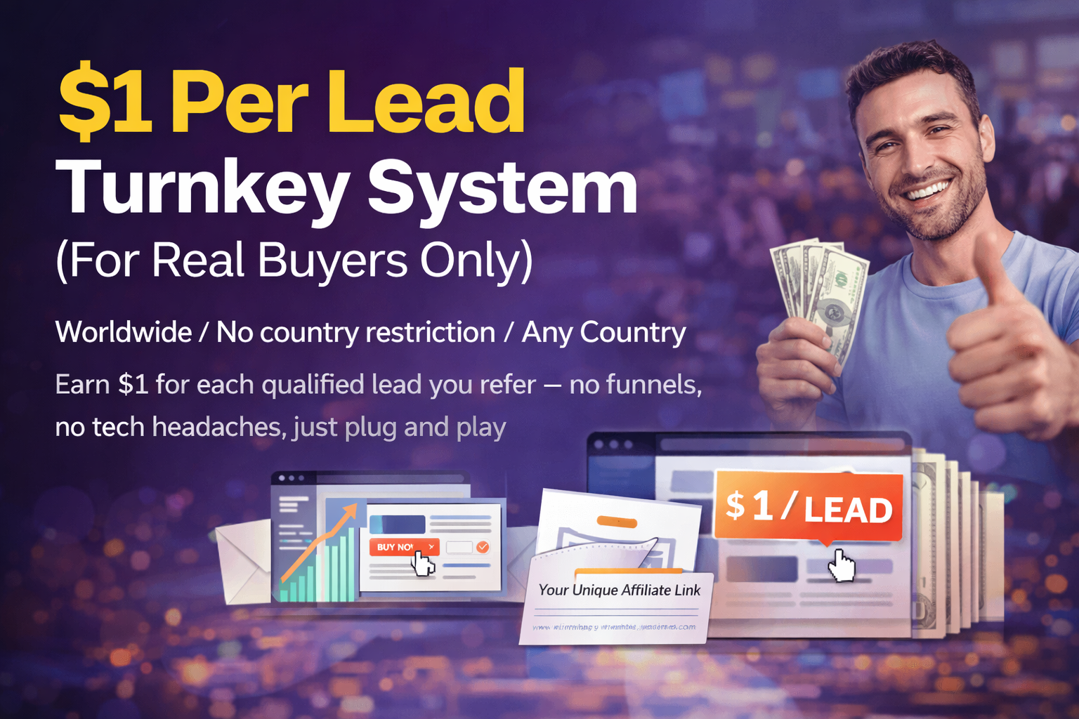 $1 Per Lead Turnkey System – hero image